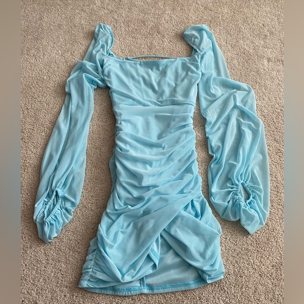 LUCY IN THE SKY xxs light blue dress